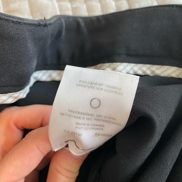 Judith & Charles Black Wool Pants - Picture 6 of 10